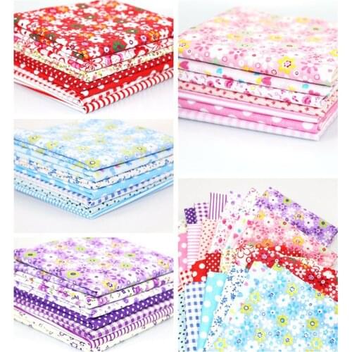 25cmx25cm and 50cmx50cm Cotton Fabric Printed Cloth Sewing Quilting Fabrics for Patchwork Needlework DIY Handmade Material