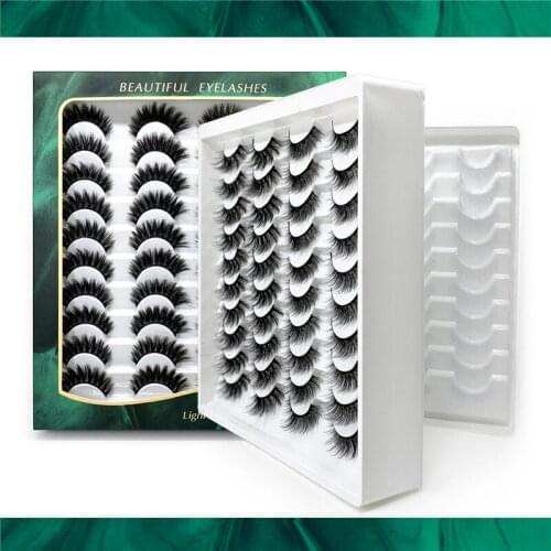 Flash girl 40pairs of eyelashes new arrival 3D mink eyelashes beauty makeup eyelashes