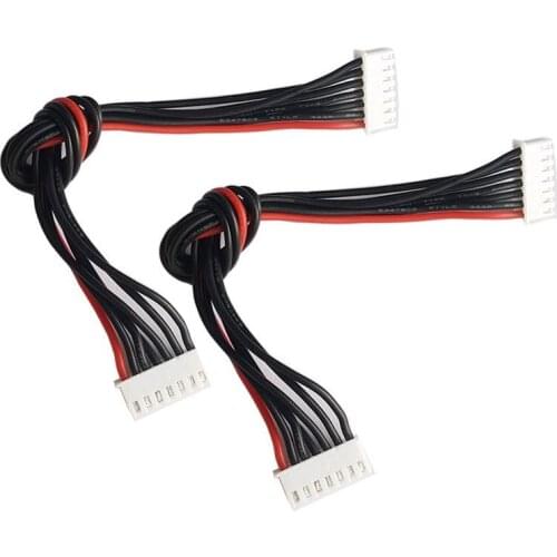 50pcs/lot 20cm 22AWG Lipo Balance Wire Extension Charged Cable Lead Cord 6S1P for RC Battery charger