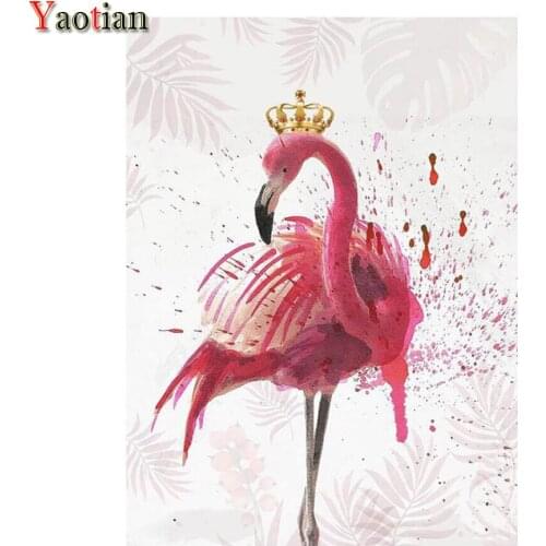 Diamond embroidery King of flamingos mosaic full square mosaic diamond diy diamond painting 5d picture of rhinestone paintings