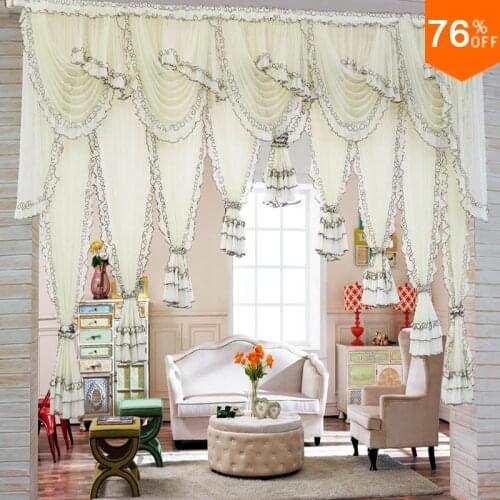 Arab top design Mine Cloud Group corridor curtains dinning Room kitchen rooms elegant Living Room clouds Window aisle Curtains