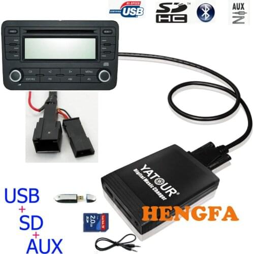 Yatour Car Digital Music Changer USB MP3 AUX adapter For 1991-2006 BMW 3pin+6pin X5 X3 M3 M5 yt-m06