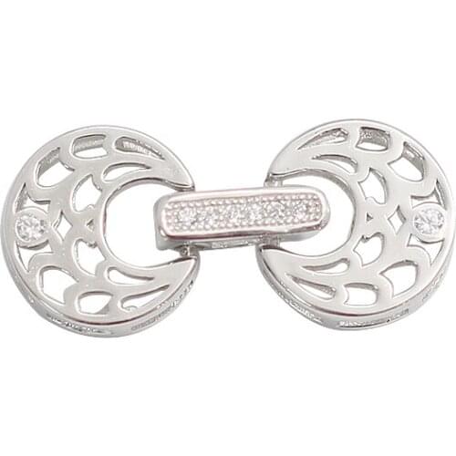 Beadsnice ID39202smt17 Fold Over Clasps Connectors DIY Necklace Jewelry Finding Wholesale