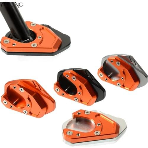 For 125 200 390 RC125 RC200 RC390 690 Enduro SMC Adventure 690 950 990 Kickstand Side Stand Plate Extension Plate Pad