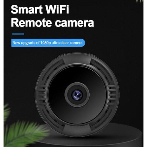 F8 Mini IP WIFI Camera 1080P HD 150-degree Viewing Angle Wireless Remote View Manual Rotation Home Security Micro SD Card