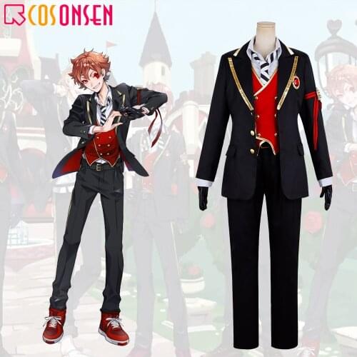 Game Twisted Wonderland Trey Ace Deuce Cosplay Costume Uniform HEARTSLABYUL cosplay Adult suit COSPLAYONSEN Custom Made full set
