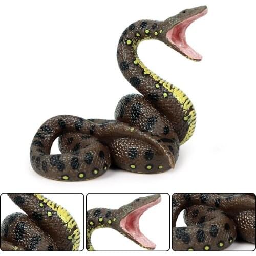 Simulation Python Snakes Toy Model Children Adult Boy Animal Wild Crawling Tricky Gift Prank Plastic Pvc Halloween Funny Toys