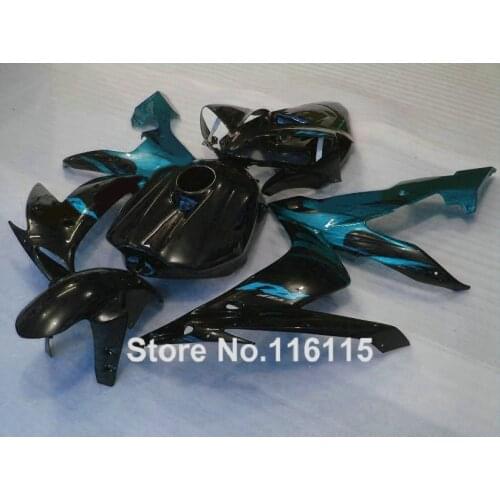 MOTOMARTS high grade full fairing kit for YAMAHA YZF R1 2004 2005 2006 green black fairings set R1 04 05 06 3239 Full injection