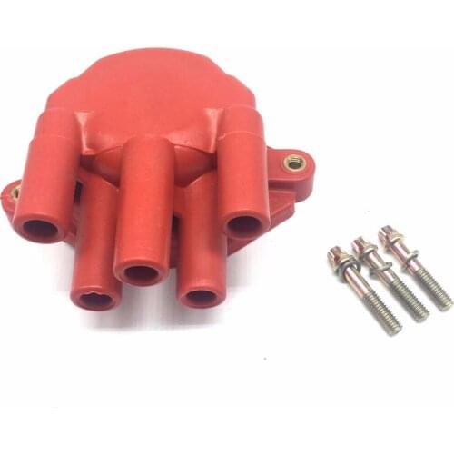 Red Distributor Cap and Cover Kit for for Opel Vectra A 90336536 90442011 90442358 1211276 1211276 1211270