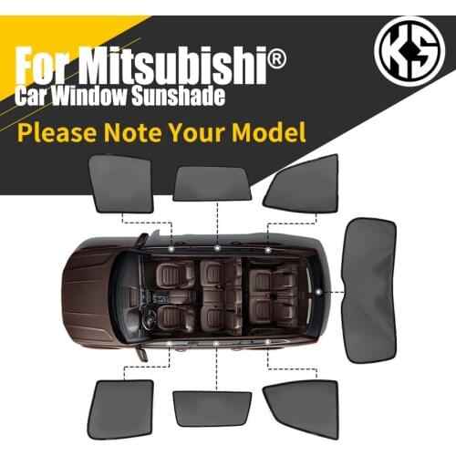 Magnetic Side Car Window Sunshade For Mitsubishi OUTLANDER ASX ATTRAGE CANTER Window Curtain Sun Shade Visor Summer Protection