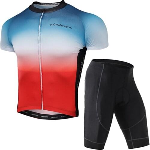 2020 new cycling set men bike clothing summer shorts sleeve bicycle jersey sportswear suit
