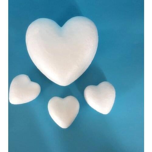 1Pc Peach Heart-shaped Foam Ball Wedding Party Christmas Ornaments Holidays Decoration Kids Children Creative Toys DIY Crafts