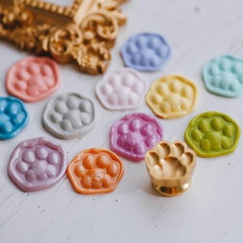 Plant Pattern 3D Carving Seal Wax Brass Stamp Customs Envelope Card Supply Wedding Creative Gift Wax Seal Stamp Head