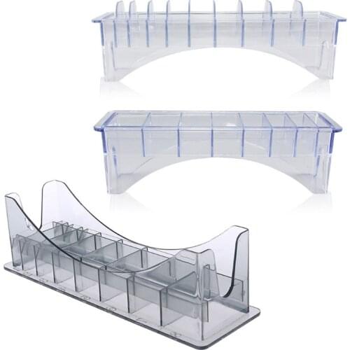 8/10 Grid Base Storage Box for 8P/10P Universal Hair Clipper Limit Comb Guide Comb for Barber Hair Styling Tool Kit Accessories