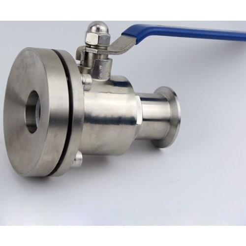 SS304/316L Stainless Steel Bottom Valve Pump Sanitary Tank Bottom Ball Valve Flange Tank Bottom Valve