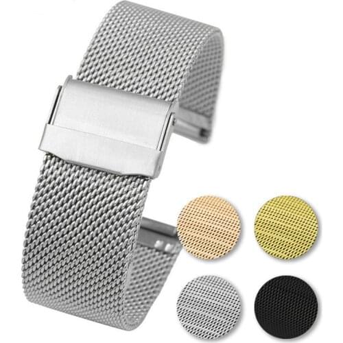 Universal Milanese Watch Band for Daniel Wellington DW Watch Strap 12mm 14mm 16mm 18mm 20mm 22mm Milanese Watchband