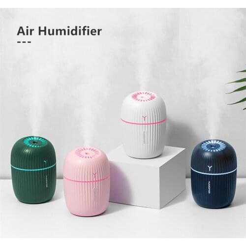 Air Humidifier Mini USB Cool Mist Maker Aromatherapy With Colorful Breathing Atmosphere Light Car Home With Romantic Light 2021
