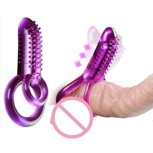 Sex Shop Penis Toys Clitoris Vibrators For Women Clitoral Stimulator Double Ring Cock Male Dildo Strapon Bullet Vibrator Massage