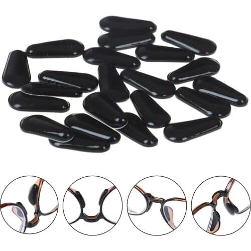10 PaiClear Water Drop Silicone Non-Slip Nose Pads For Reading Glasses Myopia Presbyopia Glass Plate Anti-Skid Pad