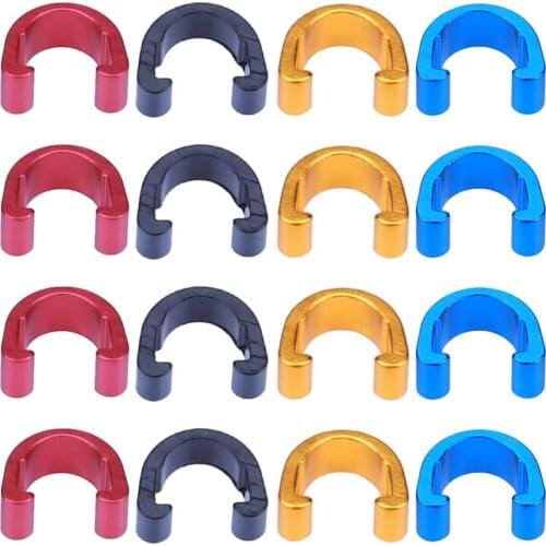 10pcs Bike Bicycle C-Clips Buckle Hose Brake Gear Cable Housing Guide