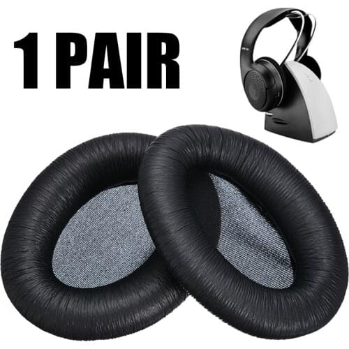 2pcs Dustproof Ear Pads Cushion Replacement Earphone Protective Cover Suitable for Sennheiser HDR 120/HDR 110/RS120 Headphones