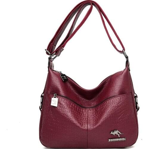 2021 Crossbody Bags For Women Messenger Bag Luxury Handbags Women Bags Designer Casual stone partten Female Leather Shoulder Bag