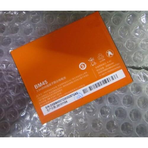 ALLCCX battery BM45 for Xiaomi Note 2 with good quality