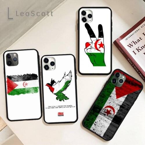 Western Sahara Flag Phone Case for iPhone 11 12 mini pro XS MAX 8 7 6 6S Plus X 5S SE 2020 XR