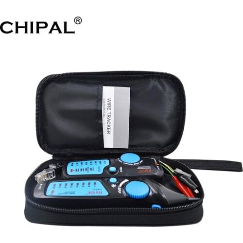 CHIPAL FWT81 LAN Tester Network Cable Tracker Telephone Wire Tracer Detector Tester for UTP STP Cat5 Cat6 RJ45 RJ11 Line Finder