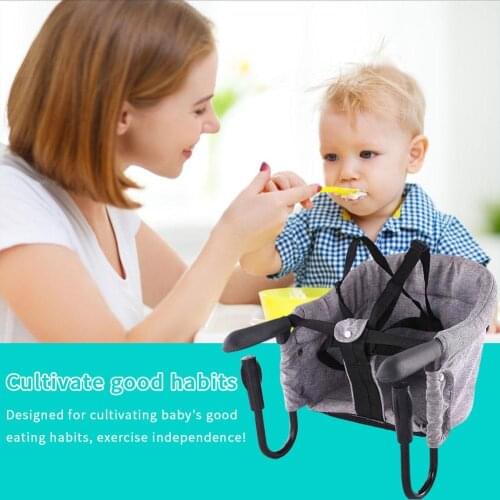 Baby Dining Chair Portable Durable Safe Foldable Baby Feeding Seat