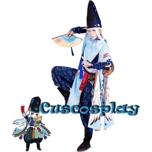 Game Onmyoji Abe No Seimei Cosplay Costume Japanese Kimono Uniform Outfits Halloween Costumes for Adult Full Set Fancy Dress