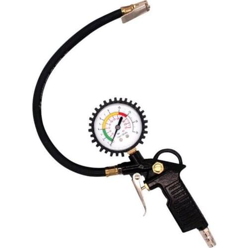 Auto Car Bike Tyre Air Pressure Gauge Pneumatic Tire Air Pressure Inflator Gauge Compressor Pressure Gauge 0-220psi