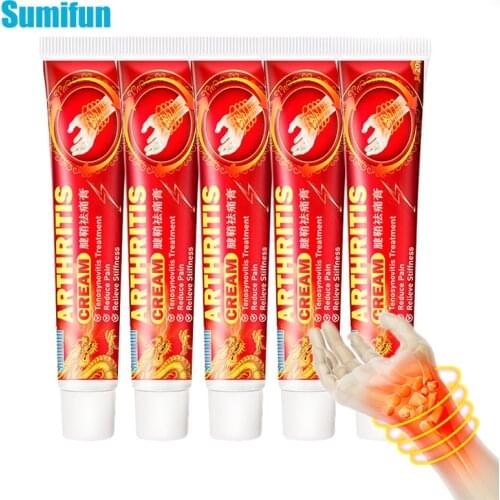 5pcs Sumifun Arthritis Ointment For Hand Wrist Thumb Finger Pain Relief Tendon Sheath Therapy Tenosynovitis Cream Pain Cream