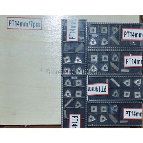 16mm 7pcs inserts set for 16mm indexable carbide turning tool set, 7pcs/kit,non-tincoated type