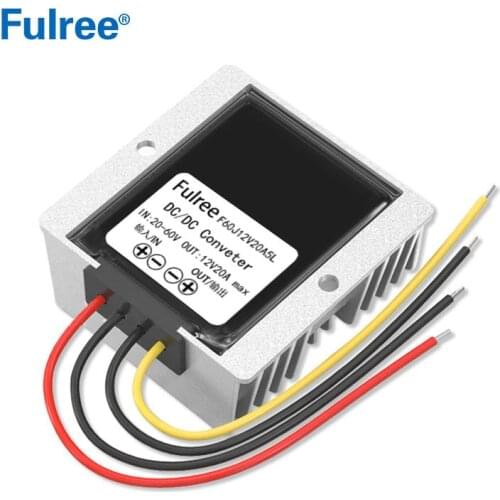 DC DC Buck Converter 24V 36V 48V 60V 72V to 12V 5A 10A 15A 20A Step Down Car CCTV Security Camera Surveillance Power Module