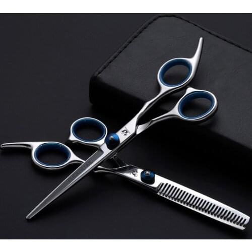 Professional 6.0 Inch Hair Scissors Cutting Barber Makas Hair Scissor Salon Scisors Thinning Shears Hairdressing Scissors