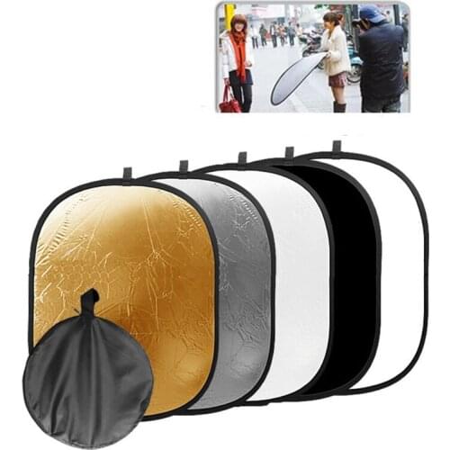GODOX FT05 60*90cm 5in1 Collapsible Light Reflector Disc photo studio reflector plate