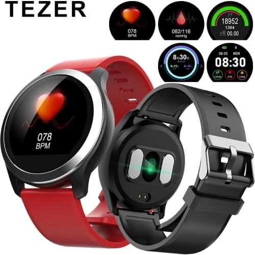 Tezer Z03 Smart Bracelet ECG PPG Heart Rate Smart Band Sleep Monitor Fitness Tracker Pressure Watch Color Screen Multisport