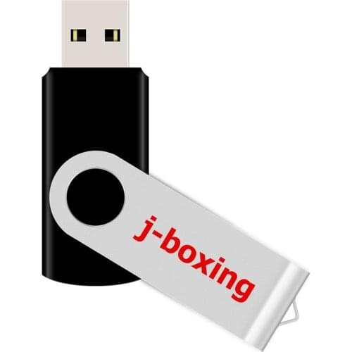 J-boxing 128GB USB 2.0 Flash High Capacity USB Drives Metal Rotating Memory Drive Storage for Computer Speaker GPS/MP3/MP4 Black
