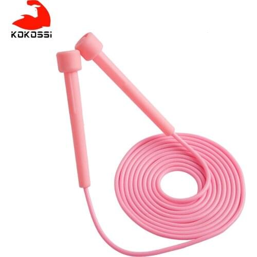 KoKossi Rope Jumping PVC Material Home Gym Fitness Exercise Adult Children Jump Training Non-slip Handle Sports Tool Accessories