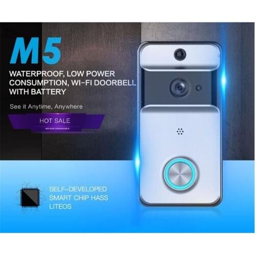 Water-proof Lower Power Comsunption 720p WIFI Doorbell Intercom System