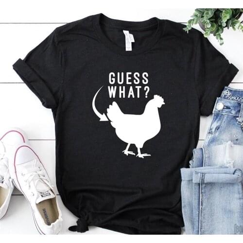 Women T Shirt What Chicken Print Tshirt Women Short Sleeve O Neck T-shirt Ladies Causal Tee Shirt Clothes