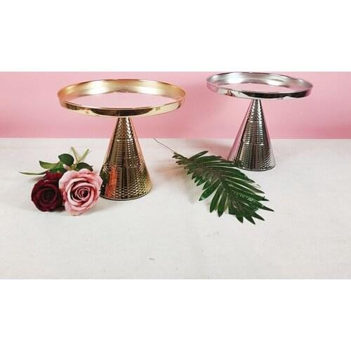 Gold silver color new style mirror Wedding Birthday Baby Showers Dessert Cupcake Pedestal Display