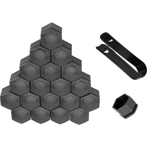 20Pcs Car Wheel Lug Bolt Center Nut Caps 17 19 21mm Wheel Nut Covers Caps Anti-Rust Hub Screw Protector