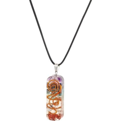 2021 New Fashion Crystal Necklace Crystal gravel colorful Necklace Pendant For Women Jewelry Girl Gift