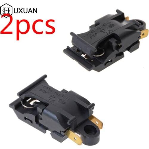 2pcs 13A Electric Kettle Thermostat Switch 2 Pin Terminal Kitchen Appliance Parts