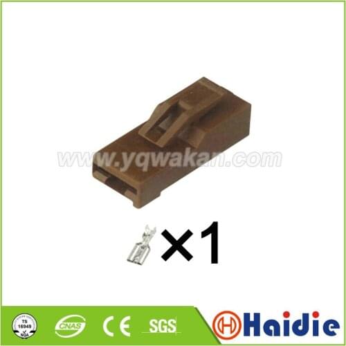 5sets 1pin Auto plastic housing plug 357 915 971 A electric wiring harness cable plug connector 357915971A