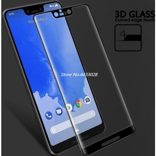 9H 3D Curved Full Cover For Google Pixel 3 3 XL Tempered Glass Screen Protector For Pixel3 Pixel 3XL Protective Film Glass