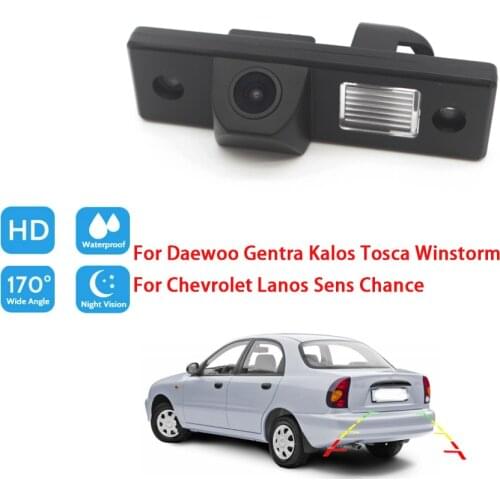 Car Rear View Back Up Reverse Parking Camera For Daewoo Gentra Kalos Tosca Winstorm For Chevrolet Lanos Sens Chance HD RCA