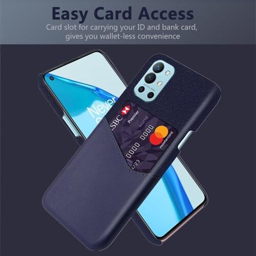 Card Slots Cover Funda On The For OnePlus 9R Coque Business PU Leather Phone Case For One Plus 9 R 1+9R 5G 6.55" 2021 Capa Coque